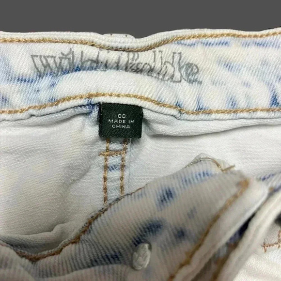 🌟 Wild Fable denim shorts sz 00 🌟 - Picture 2 of 3